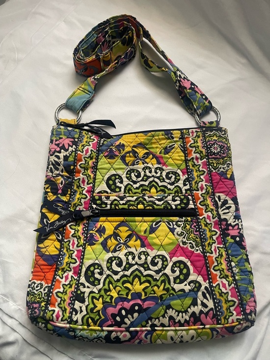 Vera Bradley Handbags - Vera Bradley Multicolor Quilted Crossbody Bag (retired pattern)